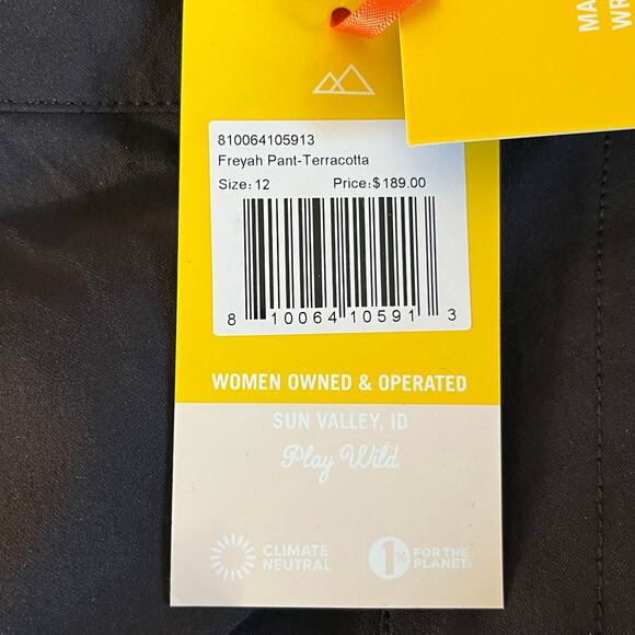 Wild Rye Freyah Soft Shell Bike Pant in Terracotta NWT Women Size 12 $189 MSRP - Picture 11 of 16